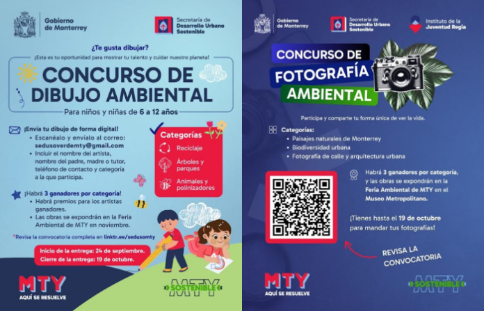 Monterrey fomenta la creatividad y el cuidado del medio ambiente con concursos ciudadanos