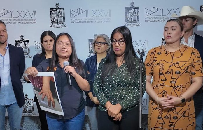 Diputada Marisol González formaliza denuncia contra Policía de Santa Catarina por abuso