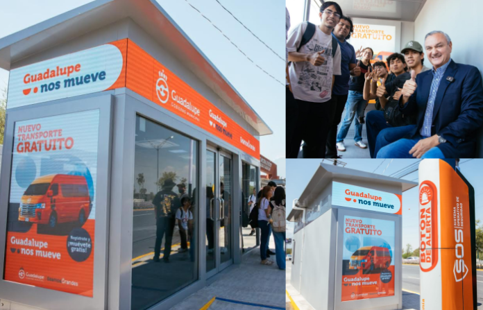 Guadalupe inaugura cabina de autobuses única en Latinoamérica