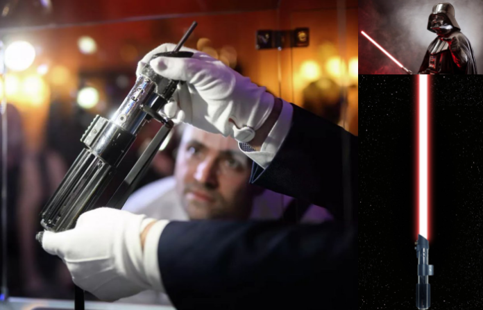 Revelan por cuánto se vendió el sable láser de Darth Vader en una subasta