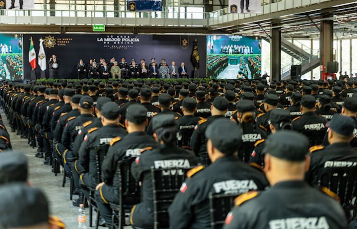 Samuel García reconoce a la Nueva Fuerza Civil como la mejor policía de México