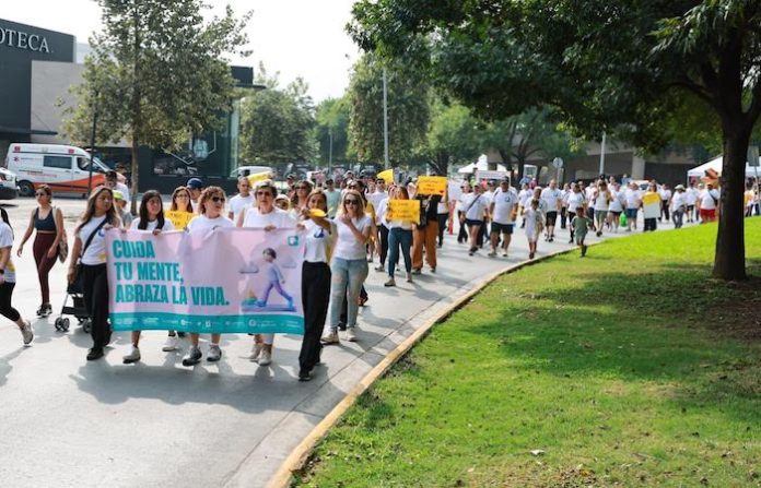 San Pedro realiza caminata de concientización por la prevención del suicidio