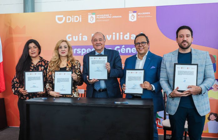 Nuevo León y DiDi presentan la primera Guía de Movilidad con Perspectiva de Género en México