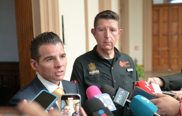 Nuevo León mantiene alerta máxima ante fuertes lluvias y reconoce labor de Protección Civil