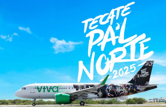 Viva Aerobus: ¡Pura energía para el Tecate Pa’l Norte 2025!