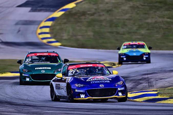 Helio Meza se lleva el título a novato del año en la Copa Whelen Mazda MX-5