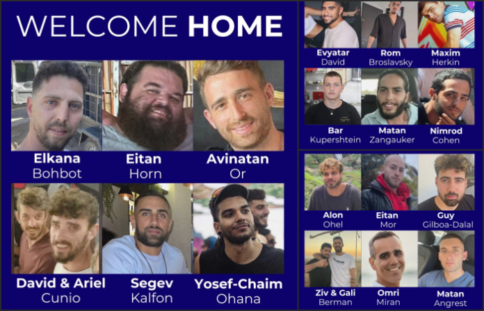 La Cruz Roja anuncia la recepción de 7 prisioneros israelíes tras su liberación por parte de militantes de Hamás en la Franja de Gaza, reportan medios