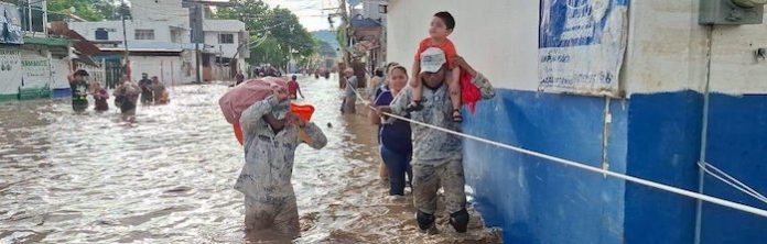 Sube el número de fallecidos por las intensas lluvias en México