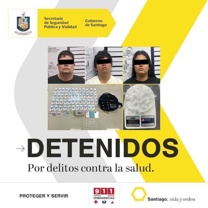 Videovigilancia en Santiago permite captura de tres venezolanos por narcomenudeo y robos tipo cristalazo