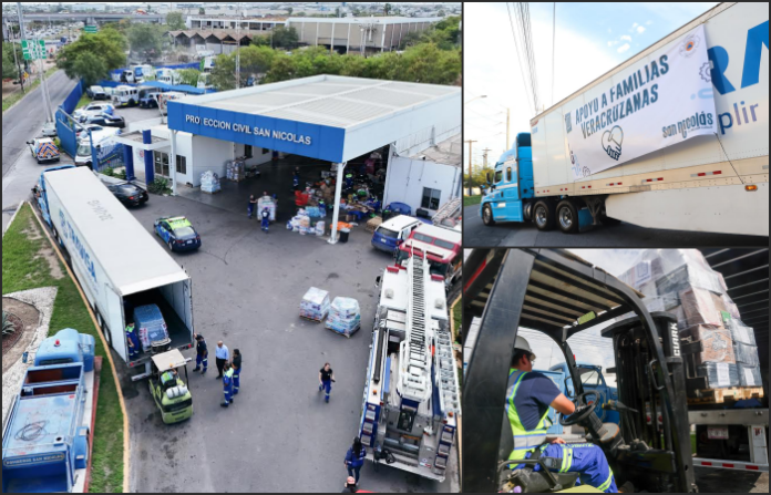 San Nicolás envía 20 toneladas de ayuda a comunidades afectadas en Veracruz