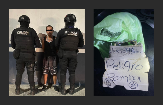 Ciclista “explosivo” provoca alarma y solo llevaba un termostato