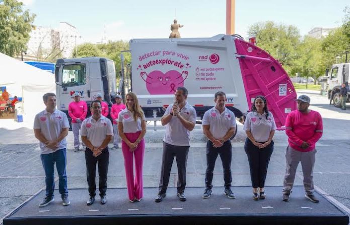 Monterrey y Red Ambiental lanzan campaña rosa para promover la detección temprana del cáncer de mama