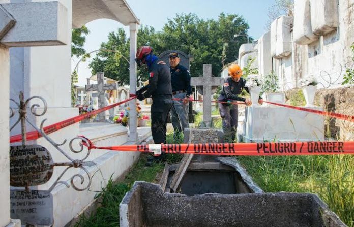 Gobierno de Guadalupe exhorta a propietarios a mantener tumbas en buen estado
