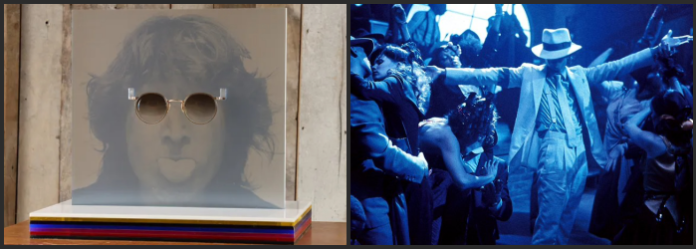 Subastarán en Londres las gafas de John Lennon y el sombrero de Michael Jackson