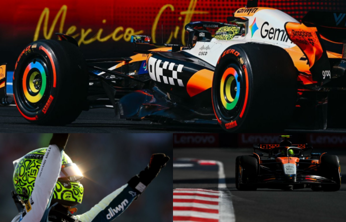 El rugido naranja se impone en México: Norris domina y se adueña del Mundial