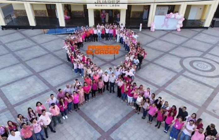 Juárez se ilumina de rosa y refuerza la prevención del cáncer de mama