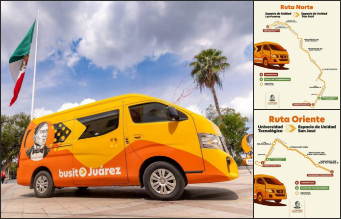 Juárez pone en marcha la primera etapa del programa “Busito Juárez”
