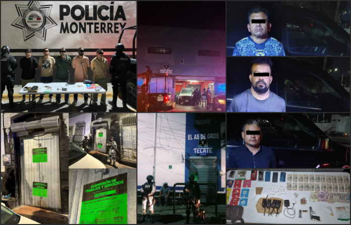 Escudo Monterrey: detenciones y clausuras en bares para recuperar la seguridad