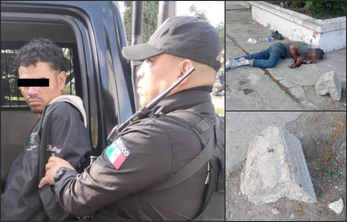 Detienen a hondureño por agredir con una piedra a un hombre en la colonia Garza Nieto