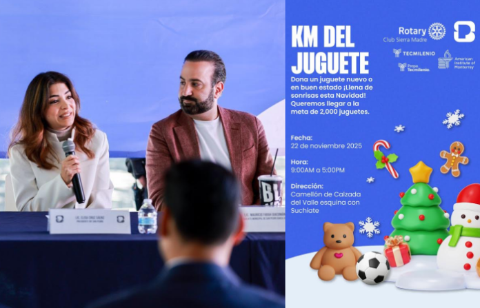Invita San Pedro a sumarse al “Kilómetro del Juguete” para llevar alegría a niños de colonias vulnerables