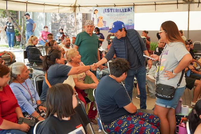 San Nicolás realiza brigada masiva de salud para perros y gatos
