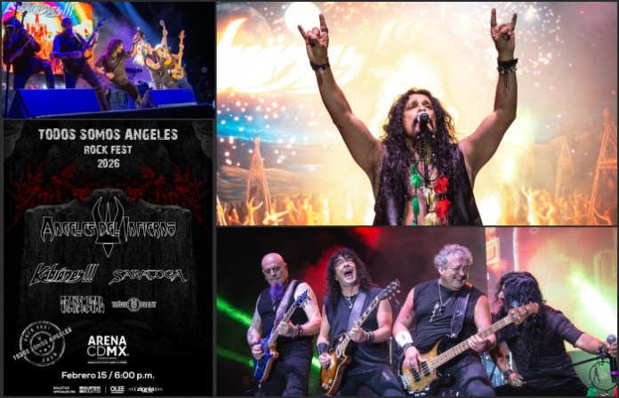 Ángeles del Infierno, Saratoga y Kabrönes encabezan el Todos Somos Ángeles Rock Fest 2026 en CDMX, Monterrey y Guadalajara
