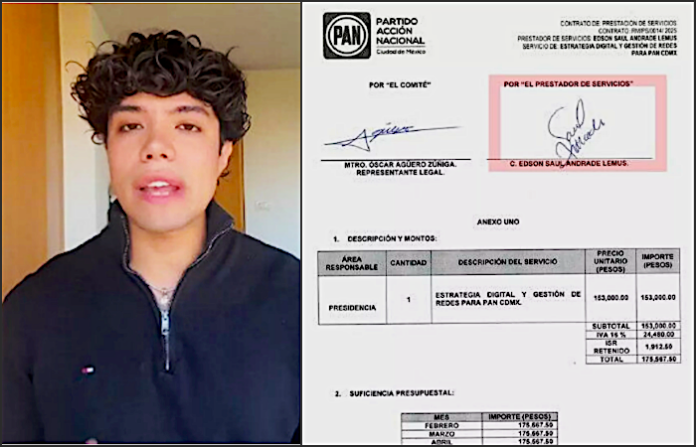 Vinculan al PAN a uno de los promotores de la marcha de la Generación Z en México, él responde a través de video