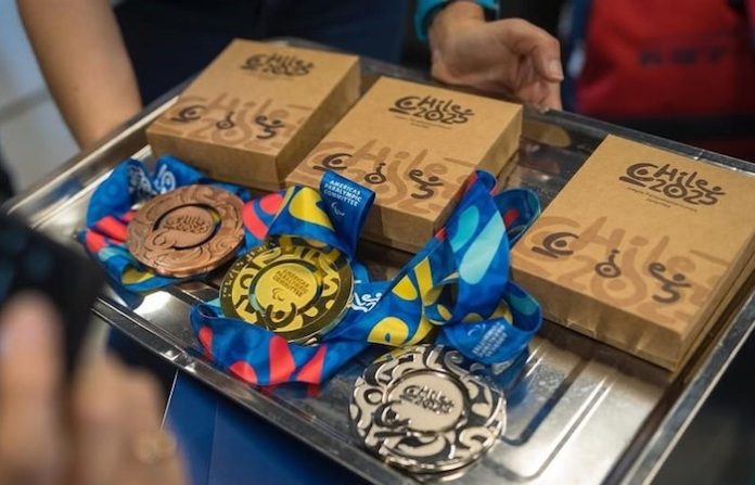 Chile presenta las medallas de los Juegos Parapanamericanos Juveniles 2025, símbolo de fuerza e inclusión
