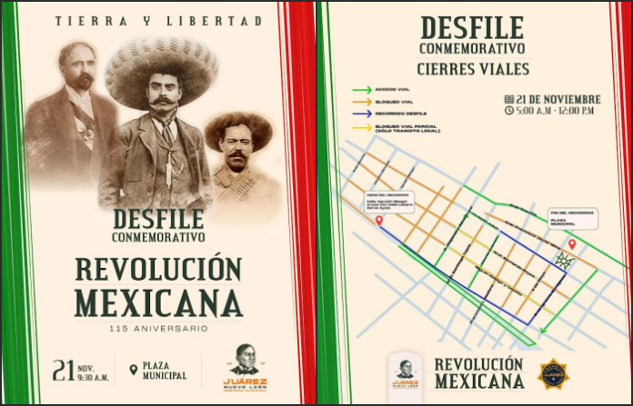 Juárez se alista para celebrar la Revolución con un desfile que tomará las calles del centro