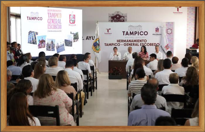 Escobedo y Tampico sellan alianza para impulsar desarrollo regional
