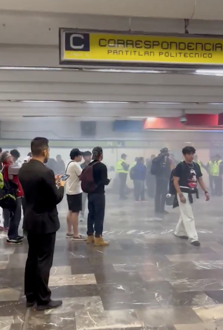 Incidente con petardos en Metro La Raza deja cuatro lesionados y provoca movilización policial