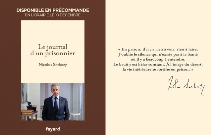 El expresidente Sarkozy publicará un libro sobre su estancia en la prisión… que duró menos de un mes