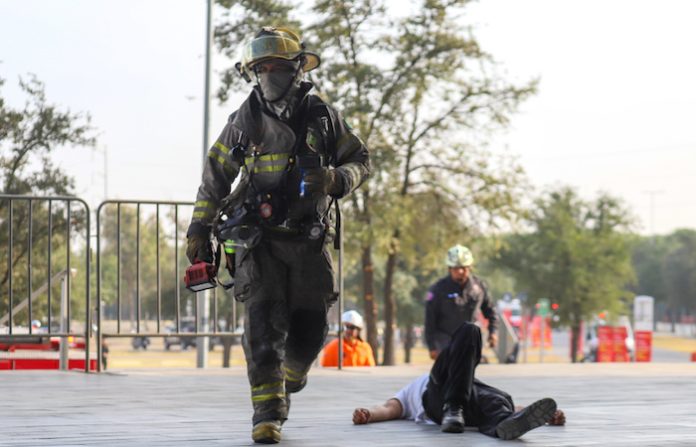 Simulacro en el BBVA pone a prueba la respuesta médica rumbo al Mundial 2026