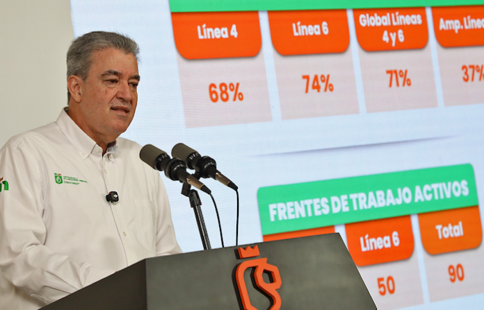 Nuevo León acelera el paso: líneas 4 y 6 del Metro alcanzan 71% de avance