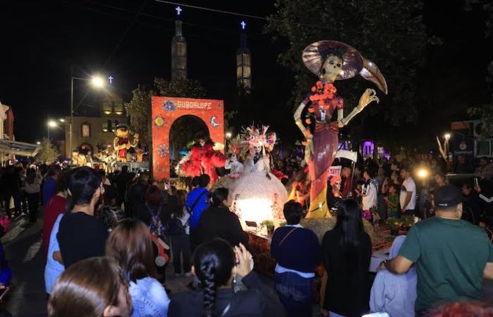 Guadalupe cierra con gran desfile el Catrina Fest 2025