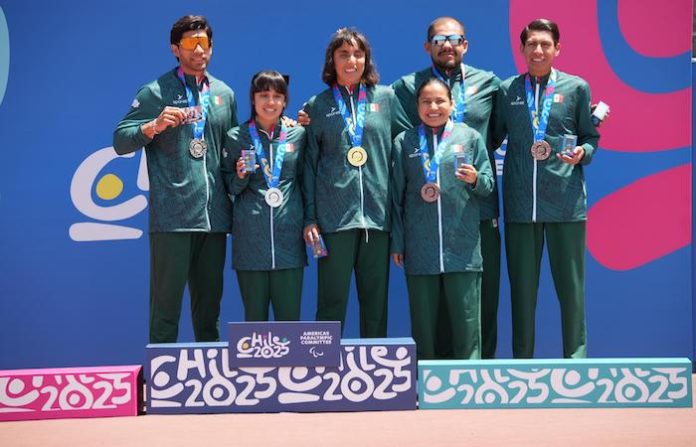 México llega a 59 medallas en los Juegos Parapanamericanos Juveniles Chile 2025
