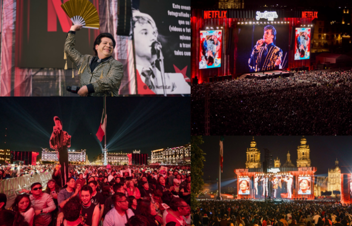 Una noche que volvió a levantar la voz de Juan Gabriel en el Zócalo