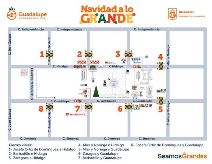 Guadalupe se prepara para su Macro Posada y Desfile Navideño 2025