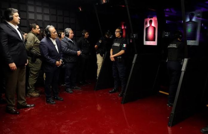 Escobedo fortalece a PROXPOL con moderno stand de tiro real único en Nuevo León
