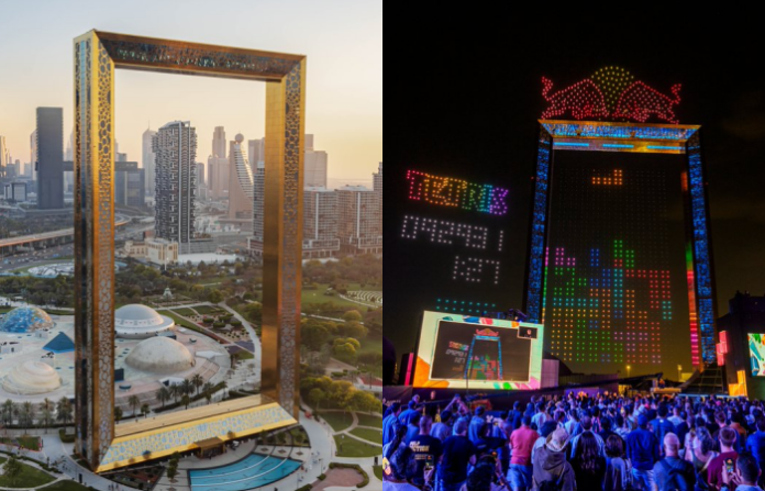 Dubái bate el récord con el juego de Tetris más grande del mundo