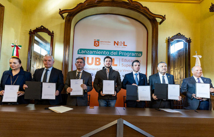 Lanza Samuel García programa Hub NL de Educación Superior