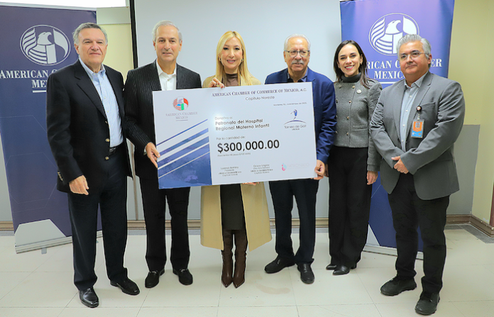 Donativo de AMCHAM Noreste fortalece el área de cuneros del Hospital Materno Infantil