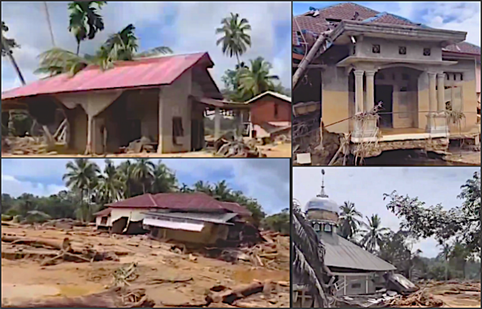 Supera los 1.100 la cifra de muertos por inundaciones en Indonesia