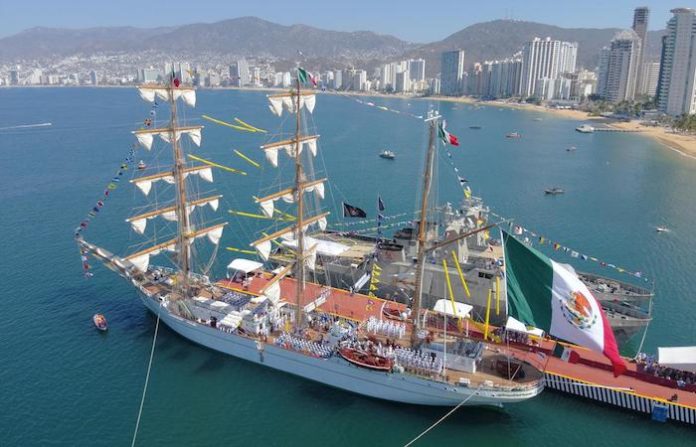 Concluye la travesía internacional del Buque Escuela Velero Cuauhtémoc de México