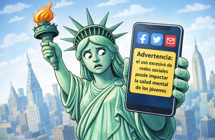 Nueva York obligará a las redes sociales a mostrar advertencias sobre salud mental