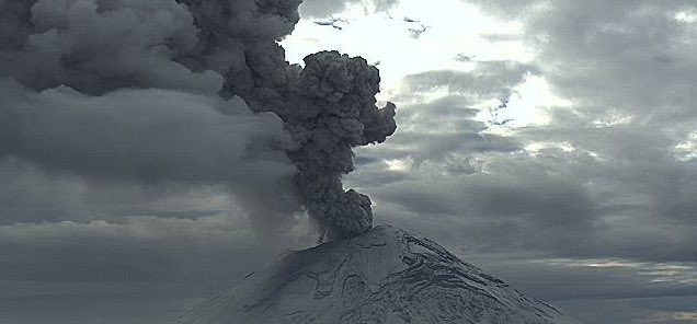 Investigadores mexicanos exploran con IA los depósitos de lava del Popocatépetl