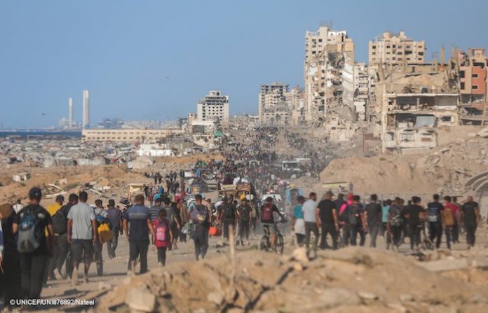 Palestina 2025: desplazamiento, hambre, asedio y alto el fuego en Gaza