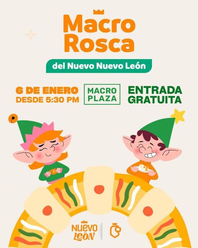 Regresa la Macro Rosca a la Macroplaza para iniciar el año con tradición