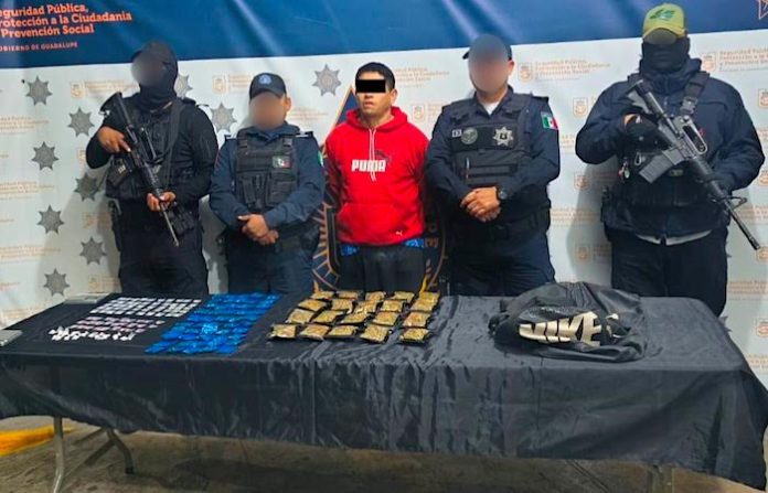 Operativo en Guadalupe culmina con la captura de presunto narcomenudista