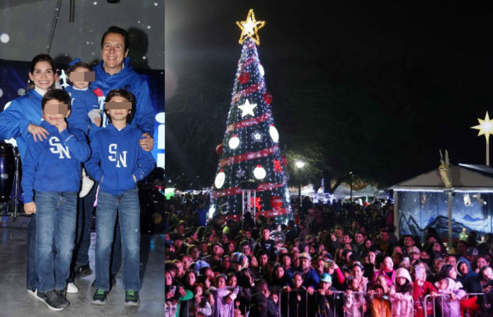 Disfrutan familias nicolaítas el arranque oficial de la Navidad en la Plaza Principal
